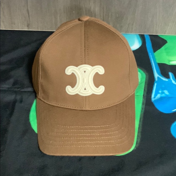Brown Cap with White Logo - Picture 1 of 4